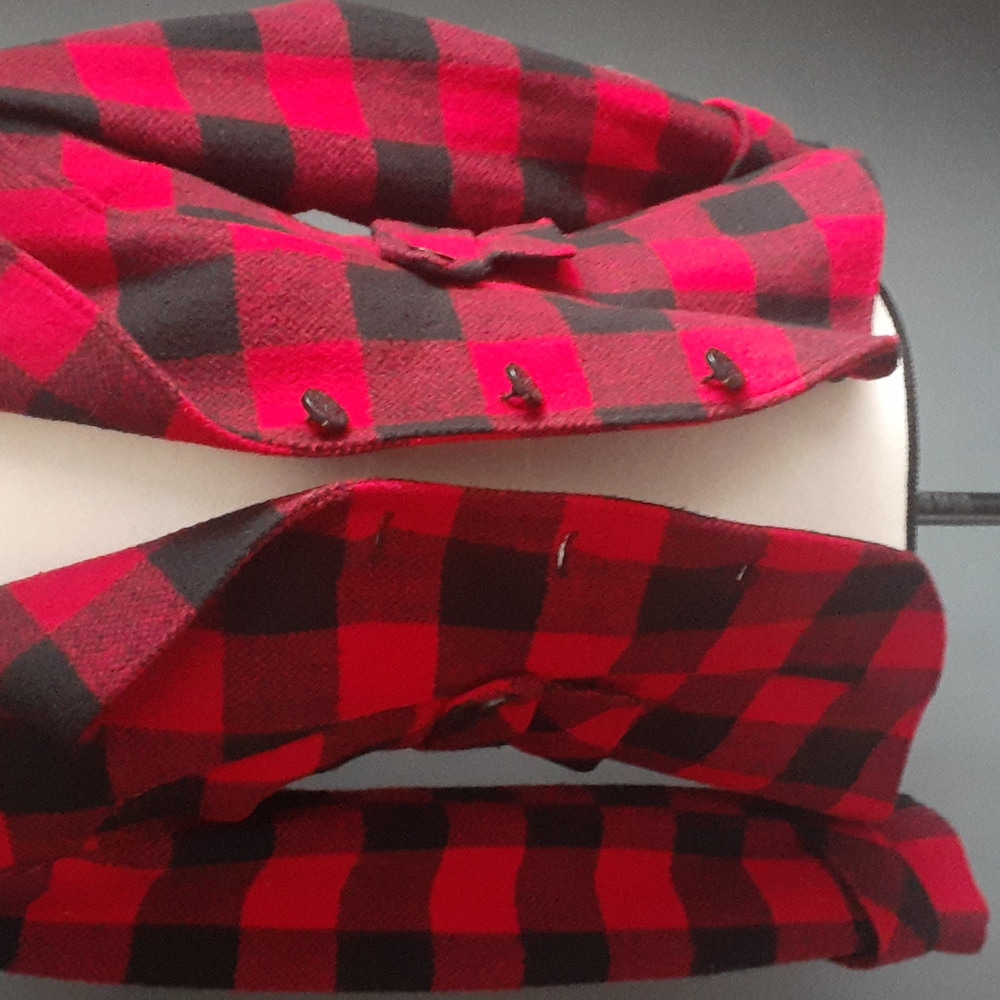 Aqua  red button down shacket XS. - Picture 9 of 14